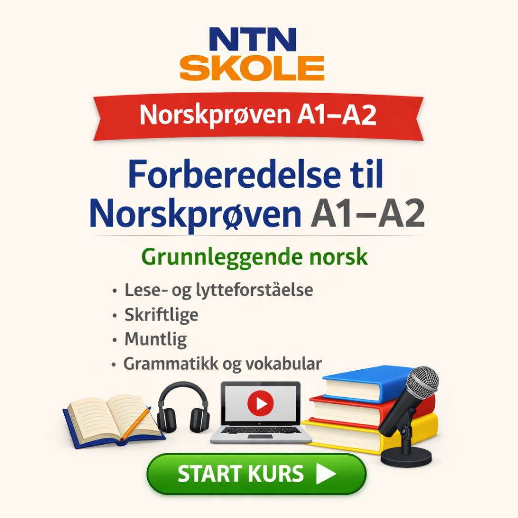 Forberedelse til Norskprøven A1-A2: Grunnleggende Norsk