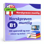 Norskprøve muntlig B1 – 100 spørsmål og svar + videoer og øvelser