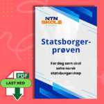 Vil du bestå statsborgerprøven? Dette kurset hjelper deg med å forstå og lære alt du trenger for å klare prøven på første forsøk. Kurset følger pensum fra www.samfunnskunnskap.no og dekker følgende temaer: ✔️ Norsk historie, skole og utdanning ✔️ Barnehage og familieliv ✔️ Helse, rettigheter og plikter ✔️ Likestilling, religion og frihet ✔️ Personlig økonomi og bolig ✔️ Demokrati, politikk og samfunn ✔️ Merke- og helligdager ✔️ Retten til et fritt og selvstendig liv Du får: Over 200 flervalgsspørsmål med forklaring Alt på enkelt norsk (A2-nivå) Øvingsoppgaver og oppsummering per tema Tilgang til nedlastbar PDF med alle spørsmål og svar Kurset passer for: 📍 Deg som skal søke statsborgerskap 📍 Deg som vil lære norsk samfunnskunnskap på en enkel måte 📍 Lærere og frivillige som hjelper deltakere til prøven