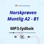 Lydfil (MP3): Muntlig Norskprøve A2–B1 - Lytt og lær