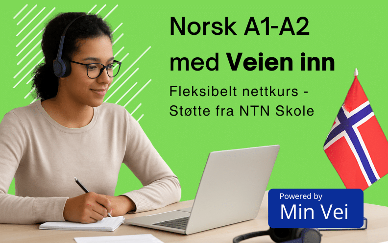 Norsk A1–A2 med Veien inn - Norskkurs