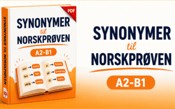 Synonymer til Norskprøven A2-B1